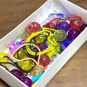 Goody Vintage Knocker Ball Hair Ties and Plastic Barrettes Assorted Colors Sizes